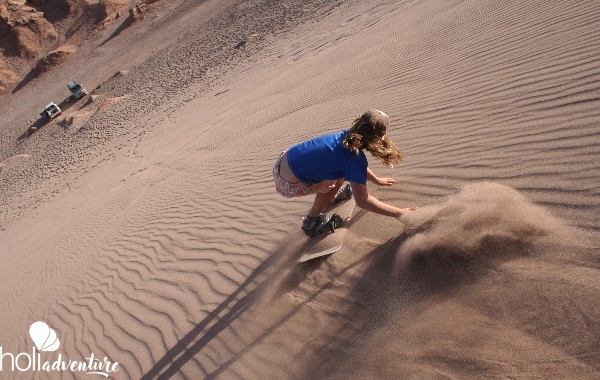 Sandboarding, in Death Valley, "Moon & Death Valleys" Tour - "Moon & Death Valleys" Tour