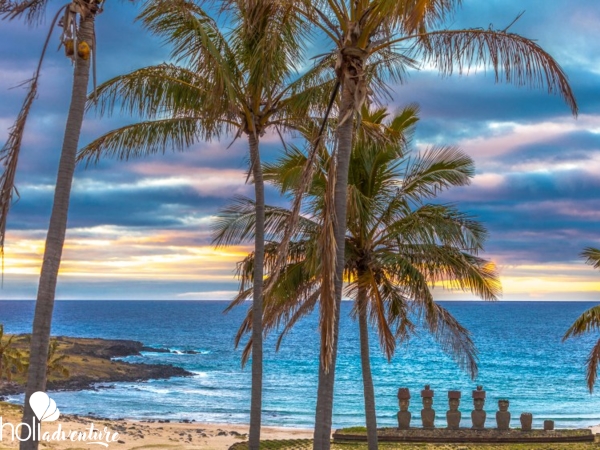 Anakena Beach, Pascua Island, Chile - “ANAKENA AND THE LOST CULTURE OF RAPA NUI” TOUR.