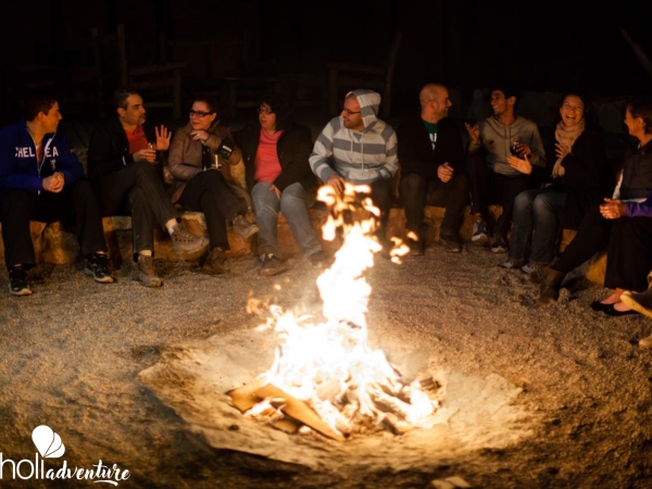 Campfire in the Atacama Desert, Antofagasta region, Chile - “ETNO-ASTRONÓMICO” TOUR