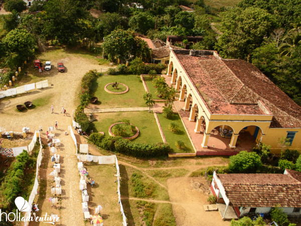Manaca Iznaga farm panoramic view,-ride-to-valley-of-the-sugar-mills - “Ride to Valley of the Sugar Mills in Old Fashion American Classic Cars” Tour