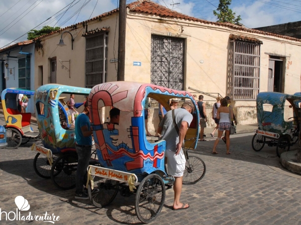 Colorful Bicitaxis in Camaguey, Camaguey City - "Bicycle Taxi Tour around Camagüey" Tour