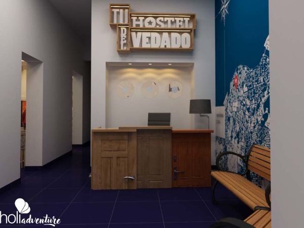 Recepción - Hostel VEDADO AZUL, CALLE 2