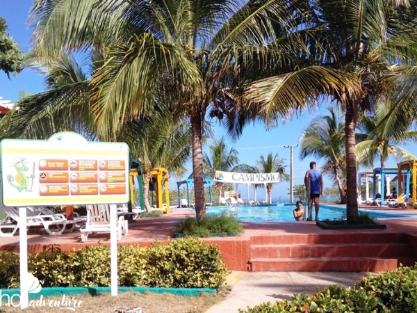 Playa Blanca camping's panoramic view, Rafael Freire, Holguín, Cuba. - PLAYA BLANCA Camping
