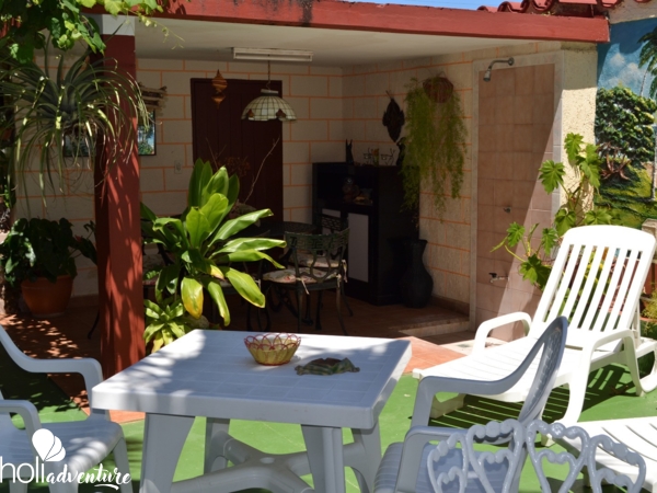 Inside patio view - Casa Rompe Olas