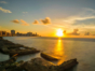 Havana panoramic night view
