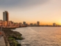 Havana panoramic night view