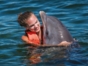 Swimming with dolphins at Bahía de Naranjo dolphinarium