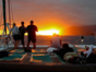 Sunset by boat in Holguin