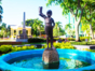 Carmen Square, Santa Clara city, panoramic view.