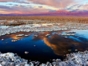 Atacama salt flat, panoramic view, Antofagasta region, Chile
