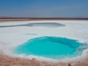 Baltinache lagoons, panoramic view, Antofagasta región, Chile.