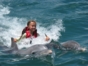 Swimming with dolphins at Bahía de Naranjo dolphinarium