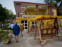 Hotel`s exterior areas view