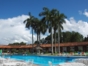 Panoramic hotel & pool view