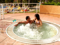 Outdoor jacuzzi