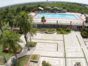 Panoramic pool & gardens view
