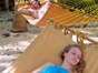 Relax area in the beach