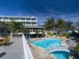 Panoramic hotel & pool view