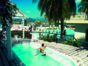Outdoor jacuzzi & pool view