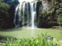 A beautiful 30 m high cascade falls
