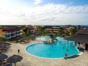 Panoramic hotel & pool view