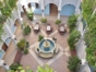 Hotel patio