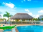 Panoramic hotel & pool view