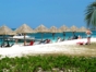 Panoramic beach view