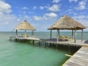 Relax area in the beach