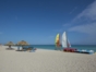 Panoramic beach view