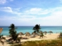 Panoramic beach view