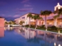 Panoramic hotel night view