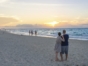 Panoramic beach view