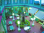 Panoramic cafeteria view