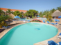 Panoramic hotel & pool view