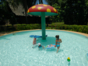 Children's activities at the pool