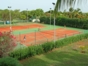 Tennis court view