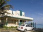 Panoramic house and beach view