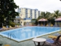 Panoramic hotel & pool view
