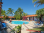 Panoramic hotel & pool view