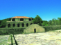 Panoramic motel view
