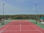Tennis court view