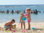 Childrens activities at the beach