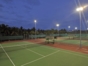 Tennis court view