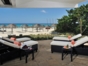Relax area in the beach