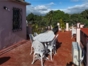 Terrace with city and mountains view