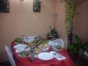 House dinning room with dinner service