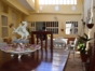 Dinning room details and patio view