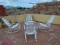 Terrace with city view