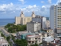 Havana city and the Nacional de Cuba hotel panoramic view